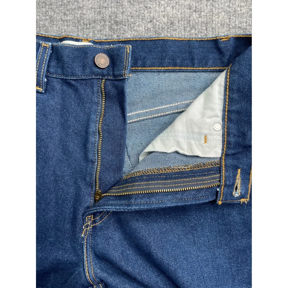 Levi's 517 Bootcut Jeans Mens 32x34 Blue Dark Wash Denim Pants 517-0217